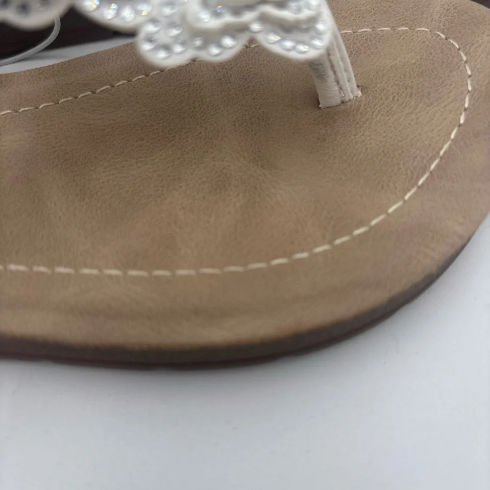 Annie White and‎ Brown Kids Sandals